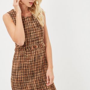 Vestido tweed