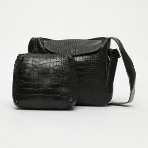 Bolso doble efecto cocodrilo - 53475