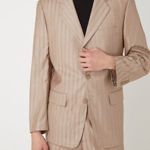 Chaqueta Americana de Traje de Caballero a Rayas