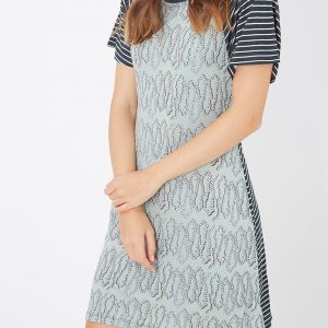 Vestido combinado