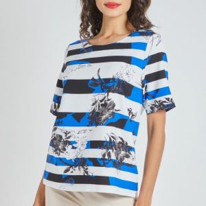 Blusa esampda de rayas
