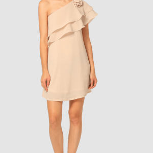 Vestido de gasa fluido