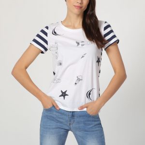 Camiseta combinada