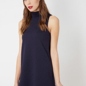 Vestido cuello mao