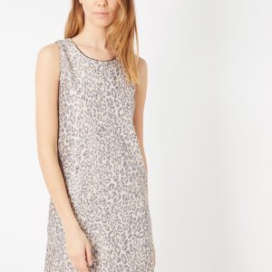 Vestido estampado de serpiente