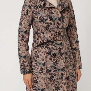 Gabardina de flores