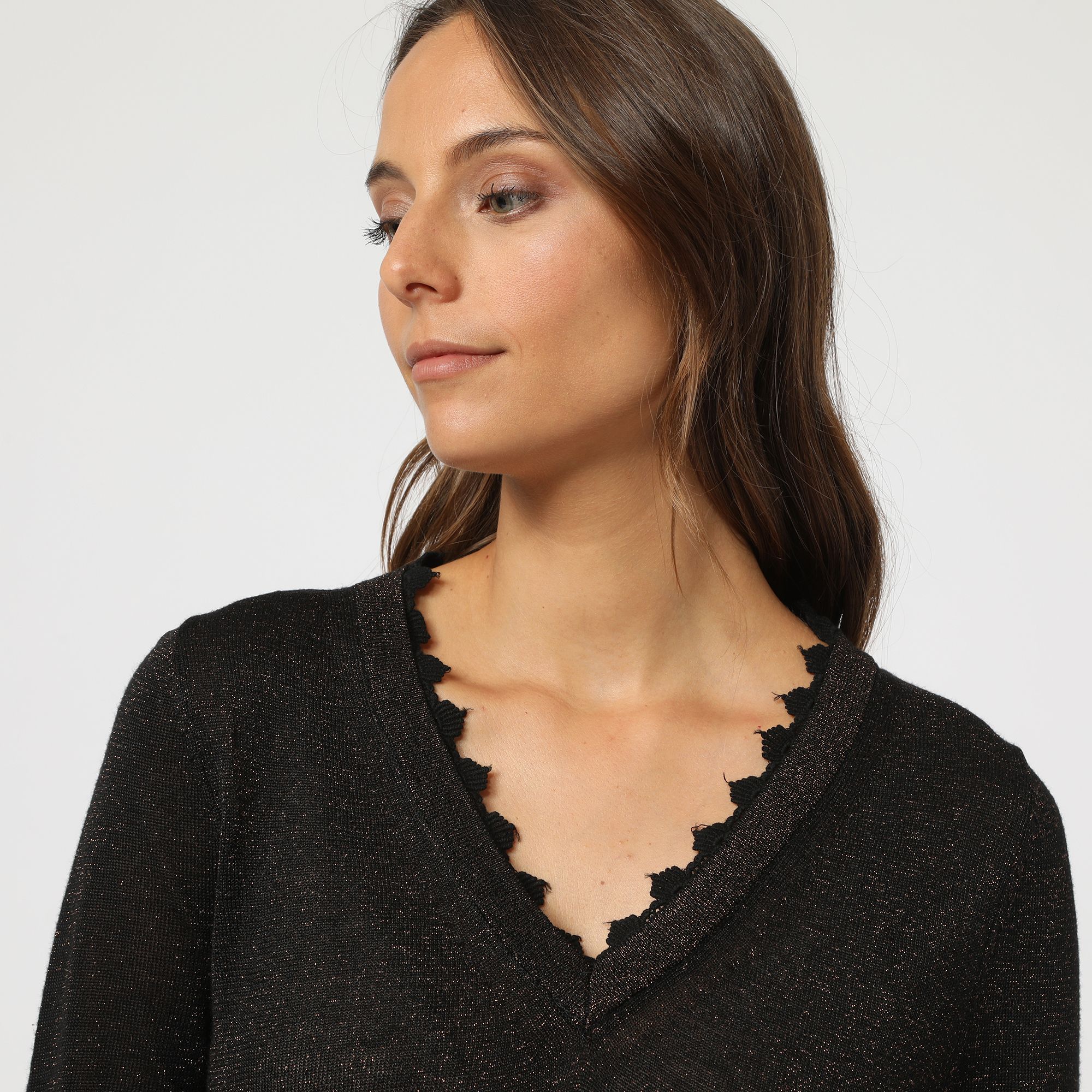 Jersey con escote de pico