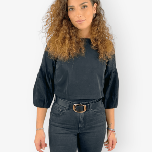 Blusa satinada
