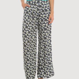 PANTALÓN FLUIDO ESTAMPADO DE FLORES