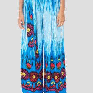 Pantalón palazzo estampado