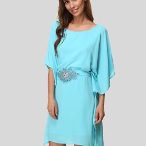 Vestido con cinturón