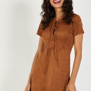 Vestido antelina