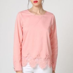 Camisa con encaje