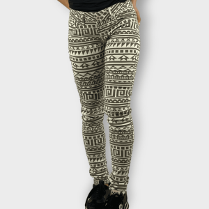 Pantalón de algodón estampado