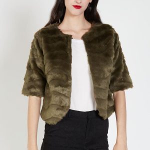 Chaqueta simil pelo
