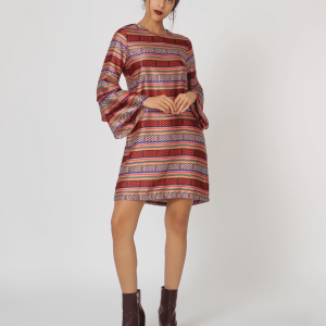 Vestido estampado multicolor