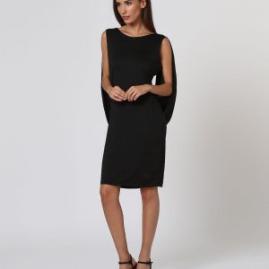 VESTIDO CON LAZO EN LA ESPALDA