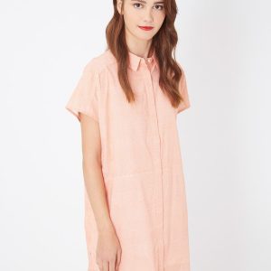 Vestido camisero estampado