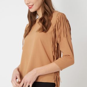Camisa con flecos