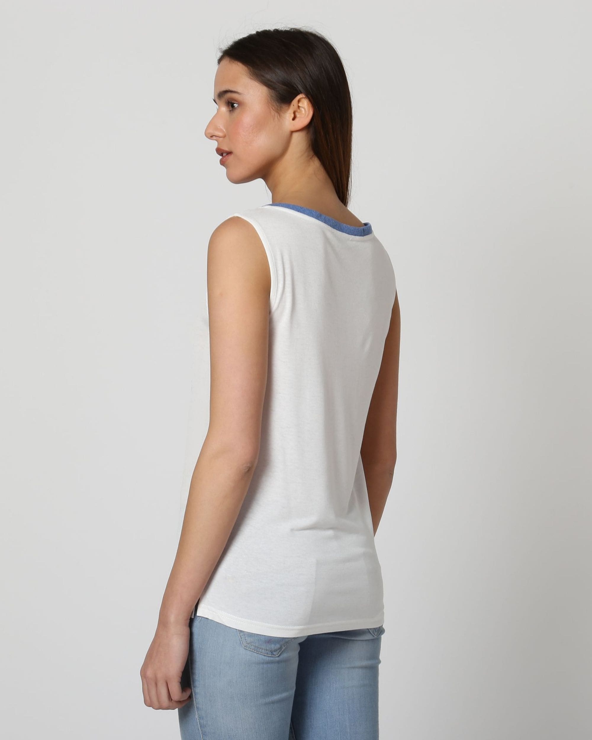 Camiseta combinada estampada