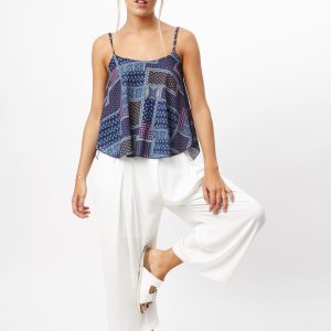 Blusa estampada de tirantes