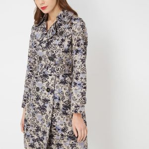 Gabardina estampada