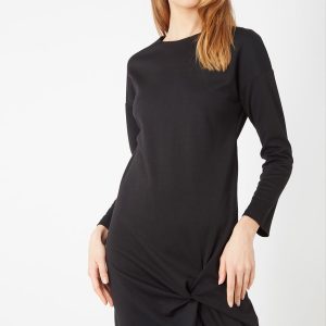 Vestido entallado drapeado