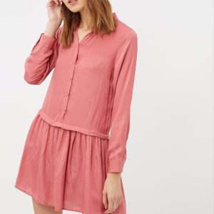 Vestido fluido satinado