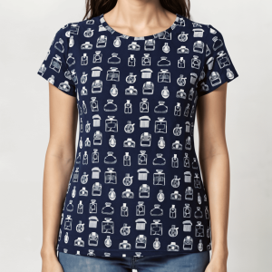 Camiseta estampada de manga corta
