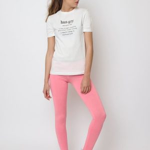 Leggings con cinturilla en contraste