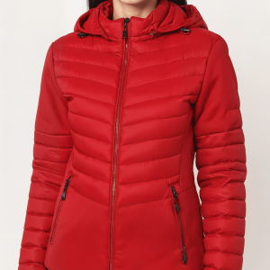 Chaqueta guateada con capucha desmontable