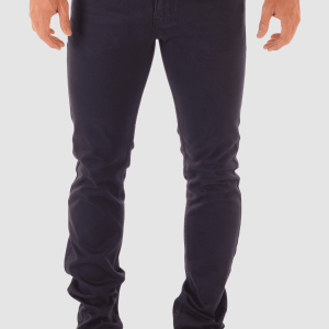 Pantalón slim-fit de algodón con cinco bolsillos