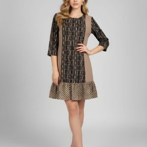 Vestido combinado