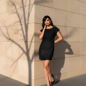 Vestido con textura