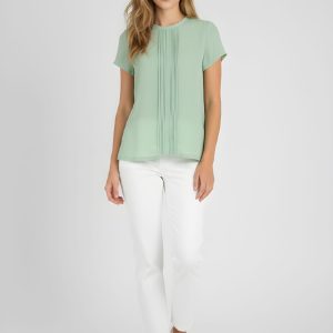 Blusa fluida combinada