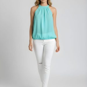 Blusa fluida de gasa