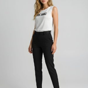 Blusa sin mangas impresa