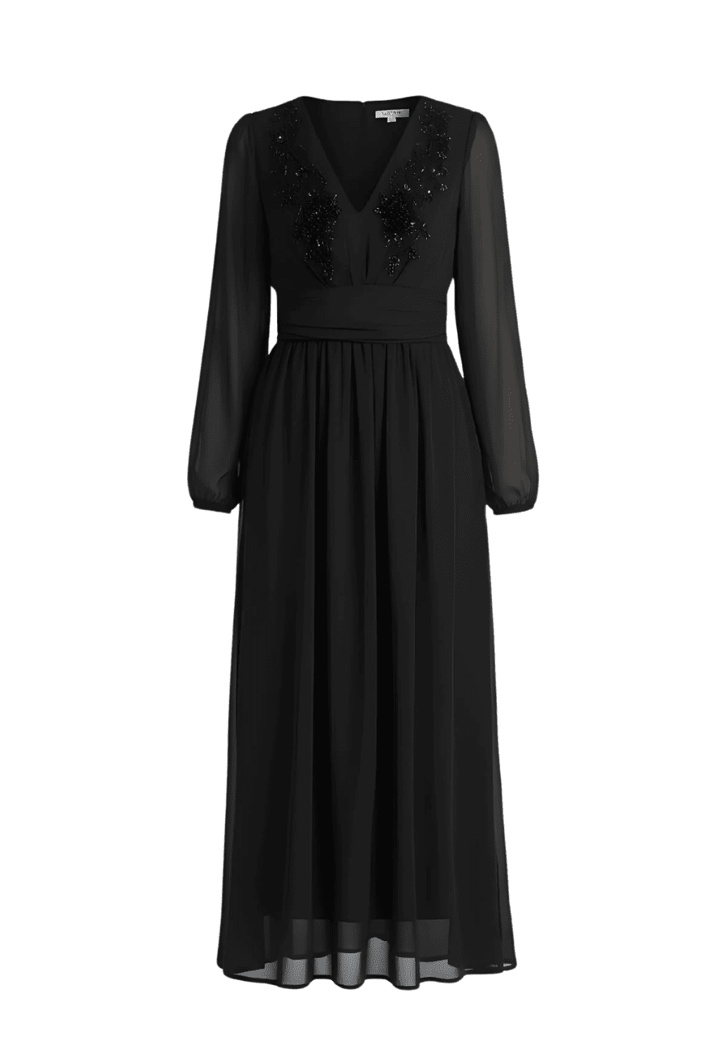 Vestido con pedrería