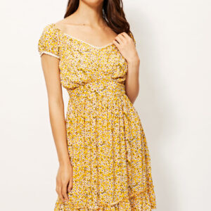 Vestido estampado de flores
