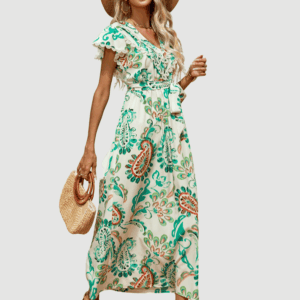 Vestido estampado de flores