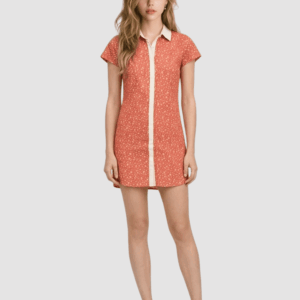 Vestido camisero estampado