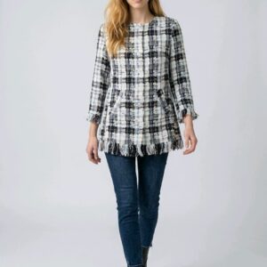 Chaqueta tipo Chanel de tweed