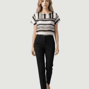 blusa rayas mujer