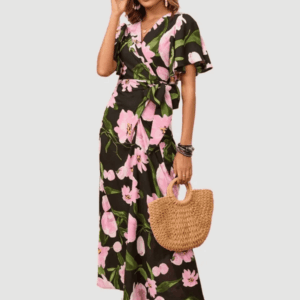 Vestido estampado de flores