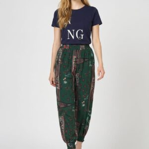 Pantalón fluido estampado