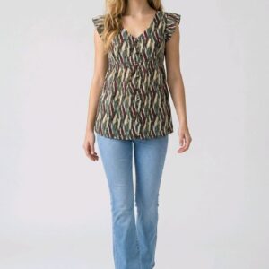 blusa estampada mujer