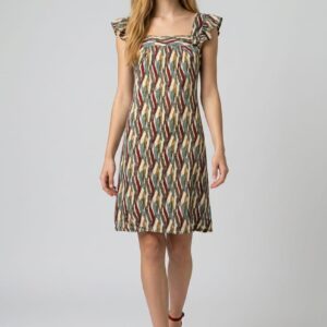Vestido estampado de tirantes