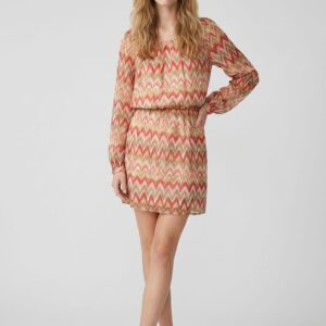 Vestido fluido estampado